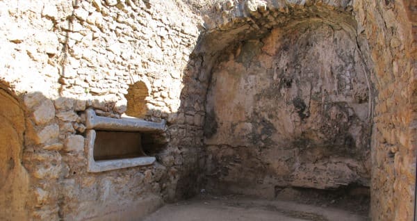 Tombs inside the Cave of the Seven Sleepers complex